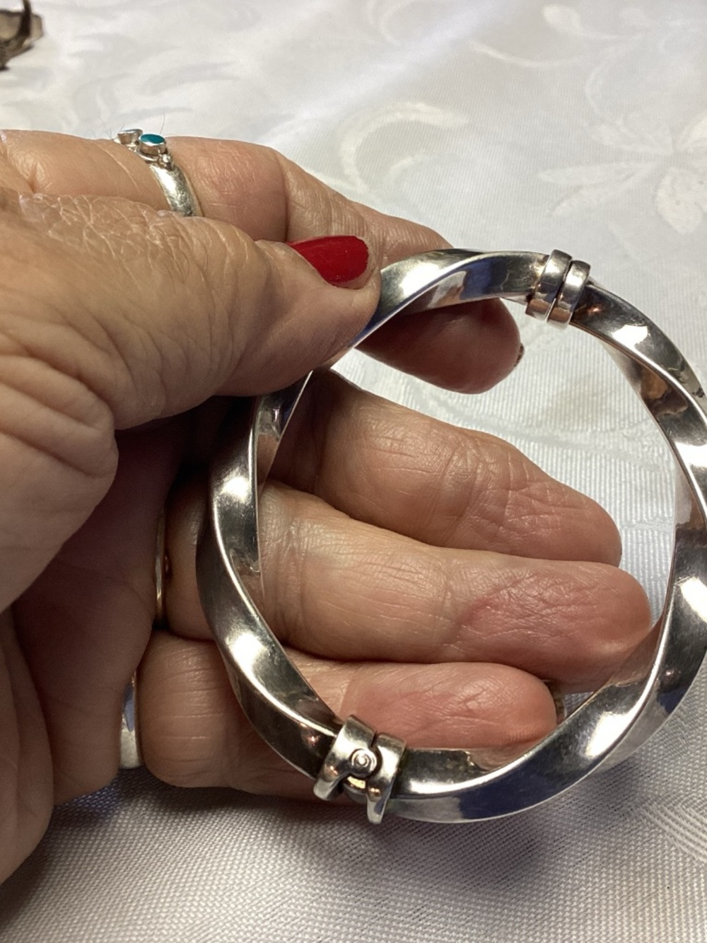 Milor Italy Sterling Silver CLAMPER. Bracelet - Women Jewelry stunning - Picture 6 of 11